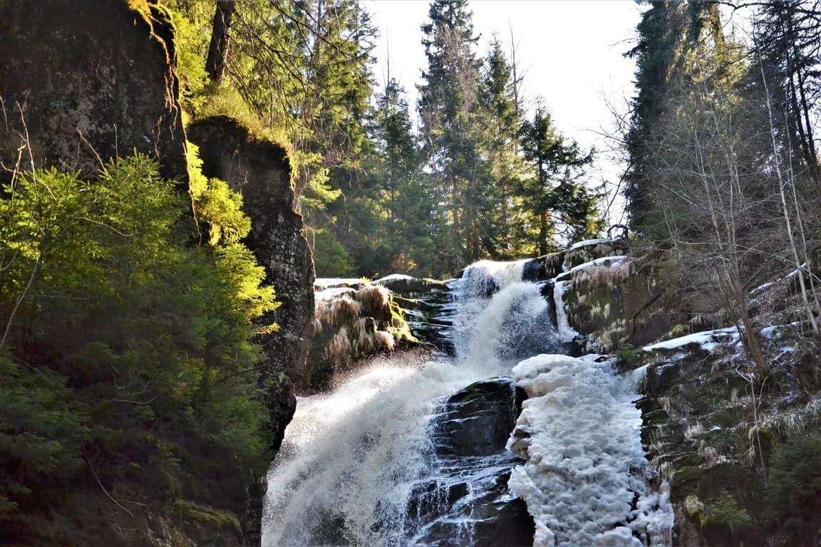 Wodospad Kamieńczyka - najkrótsza trasa do najwyższego wodospadu w Karkonoszach