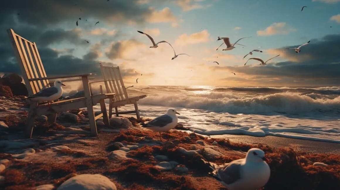 Gdzie śpią mewy nad morzem? Odkryj ich tajemnicze miejsca odpoczynku